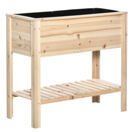 Hochbeet Holz Pflanzkasten 90x40x81cm