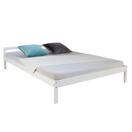 Holzbett Jugendbett 140x200cm Weiss Holzbett Jugendbett 140x200cm Weiss