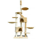 Katzenbaum deckenhoch 230 - 265 cm beige