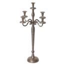 Kerzenständer Leuchter 5-armig Aluminium 60cm massiv Antik Gold