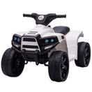 Kinder Elektro-Quad 65B x 40T x 43H cm Schwarz-Weiss