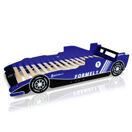 Kinderbett Rennwagen Racer blau