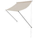 Standmarkise Malaga mit Seitenzugkette 400x120cm Sandfarben Standmarkise Malaga mit Seitenzugkette 400x120cm Sandfarben