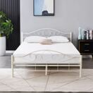 Metallbett AURELIE 140 x 200 cm weiss Metallbett AURELIE 140 x 200 cm weiss