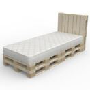Palettenbett Komplett-Set 90 x 200 cm