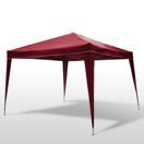 Gartenpavillon Partyzelt 3x3x2.6m, rot