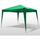 Gartenpavillon Partyzelt 3x3x2.6m, grün Gartenpavillon Partyzelt 3x3x2.6m, grün