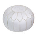 Pouf DAMASKUS weiss Pouf DAMASKUS weiss