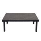 Rattan Couchtisch Gartentisch Balkontisch Loungetisch 80x50cm schwarz Rattan Couchtisch Gartentisch Balkontisch Loungetisch 80x50cm schwarz