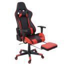 Relax-Bürostuhl 150kg belastbar Gamingstuhl mit Fussstütze Relax-Bürostuhl 150kg belastbar Gamingstuhl mit Fussstütze