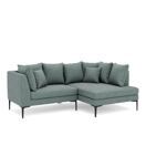 Ecksofa JOEY rechts dunkelgrün