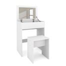 Schminktisch mit Hocker SUSAN weiss Schminktisch mit Hocker SUSAN weiss