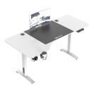 Höhenverstellbarer Tisch Oxnard elektrisch 160x75cm Weiss Höhenverstellbarer Tisch Oxnard elektrisch 160x75cm Weiss