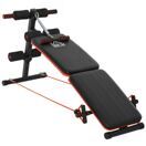 Sit Up Bank Bauchtrainer mit Trainingsseile Multifunktion Sit Up Bank Bauchtrainer mit Trainingsseile Multifunktion