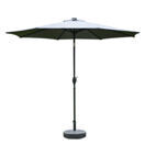 Sonnenschirm mit LED 300 cm anthrazit Sonnenschirm mit LED 300 cm anthrazit