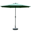 Sonnenschirm mit LED 300 cm grün Sonnenschirm mit LED 300 cm grün