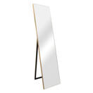 Standspiegel Barletta 150x35cm neigbar Gold Standspiegel Barletta 150x35cm neigbar Gold