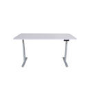 Schreibtisch Stehpult elektrisch weiss/grau 180 x 90 cm Schreibtisch Stehpult elektrisch weiss/grau 180 x 90 cm