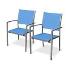 Gartenstühle Doppelpack, blau Gartenstühle Doppelpack, blau