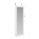 Schmuckschrank mit Spiegel BELINA weiss