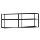TV Möbel Metall NITE 120 x 46 cm schwarz