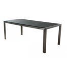 Granittisch Edelstahl 240 x 95 x 75 cm