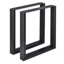 Tischbeine Metall 2er-Set Tischgestell 60x72 cm Tischbeine Metall 2er-Set Tischgestell 60x72 cm