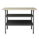 Werkbank mit 2 Ablagen 120 x 60 cm
