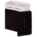 Wäschekorb, Laundry Bambus 2 Fächer ~ schwarz Wäschekorb, Laundry Bambus 2 Fächer ~ schwarz