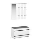 Garderobe Set OPAL weiss Garderobe Set OPAL weiss