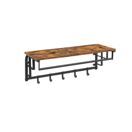Wandgarderobe mit Ablage und 5 Haken
