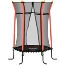 Kindertrampolin D:163,5cm Sicherheitsnetz Kinder 3-10 Jahre Rot