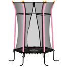 Kindertrampolin D:163,5cm Sicherheitsnetz bis 50kg belastbar Rosa