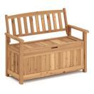Truhenbank Holz ROSALIA 120 cm natur