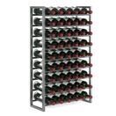 Weinregal Metall für 54 Flaschen silber Weinregal Metall für 54 Flaschen silber