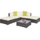 Rattanset Paris, grau
