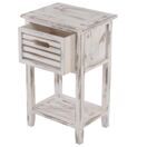 Kommode 57x35x27cm Shabby-Look Vintage ~ weiss