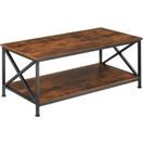 Couchtisch Pittsburgh 100x55x45,5cm Industrial dunkelbraun