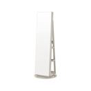 Schmuckschrank Spiegelschrank Standspiegel drehbar Weiss