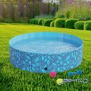Hundepool Faltpool CoolWave faltbarer Hundepool 120x30cm, rutschfest & stabil Hundepool Faltpool CoolWave faltbarer Hundepool 120x30cm, rutschfest & stabil