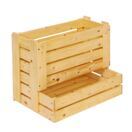Obstkiste Holz 58 x 38 x 42 cm natur