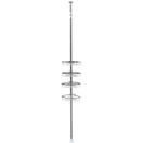 Eckregal Duschablage 105-320 cm silber Eckregal Duschablage 105-320 cm silber