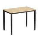 Schreibtisch THEO 100 x 60 x 75 cm braun/schwarz