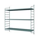 Modulares Wandregal Strängnäs Graublau matt