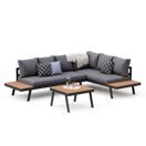 Lounge PHILOMEA anthrazit/schwarz