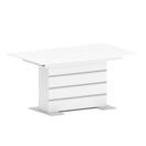Esstisch ausziehbar ALBUS 150/200 x 90 cm weiss