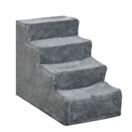 Haustiertreppe 4-stufig Grau 60 x 35 x 44 cm Haustiertreppe 4-stufig Grau 60 x 35 x 44 cm
