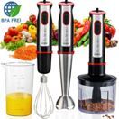 Stabmixer Pürierstab Set aus Edelstahl Stabmixer Pürierstab Set aus Edelstahl