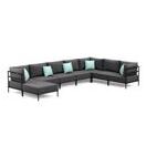 Ecksofa ETHAN 6-Sitzer anthrazit Ecksofa ETHAN 6-Sitzer anthrazit