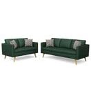 Sofa Set BLAIR dunkelgrün Sofa Set BLAIR dunkelgrün